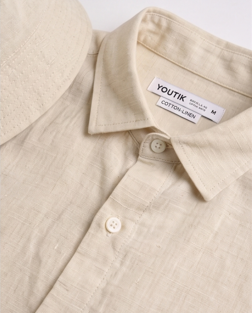 Premium Off White linen shirt