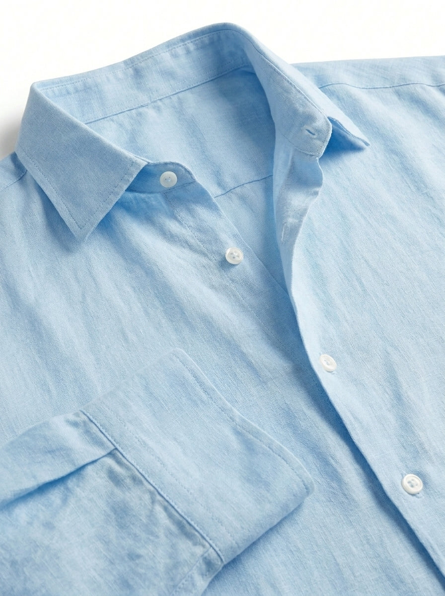 Premium Light blue Linen shirt