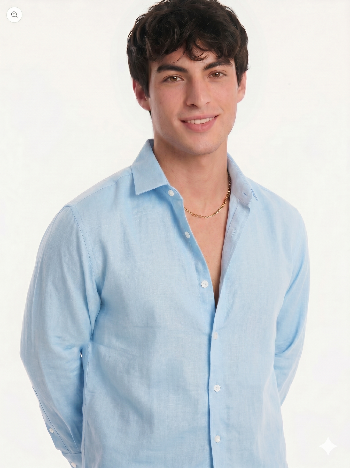 Premium Light blue Linen shirt