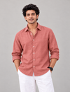 Premium Linen Light Terracotta Shirt