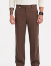 Classic Relaxed fit Brown Trousers