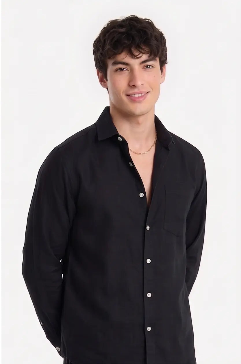 Premium Soild black Shirt