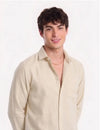 Premium Off White  linen shirt